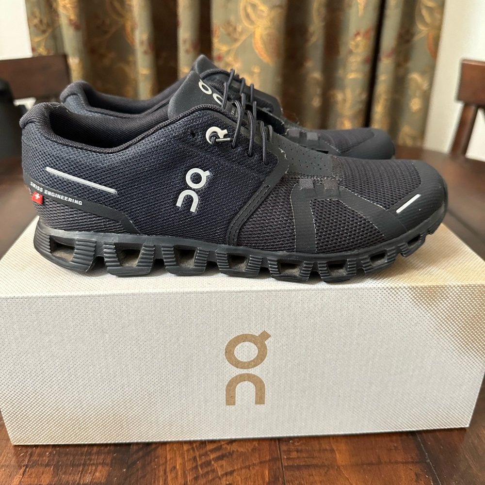 On Running Black Athletic Shoes
